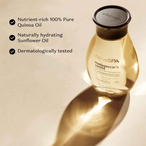 O BOTICARIO Nativa SPA Body Hydrating Oil Bundle: Madagascar Vanilla, Plum Moisturizing Body Oils, & Quinoa Firming Body Oil, 6.8 Ounce (each x3)