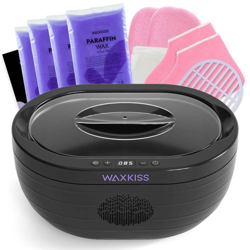 Paraffin Wax Machine for Hand and Feet, Upgraded Paraffin Baths Machine Kit with Paraffin Wax Refills, Safety Material 3L Hand Wax Paraffin Machine Moisturizing and Hydration