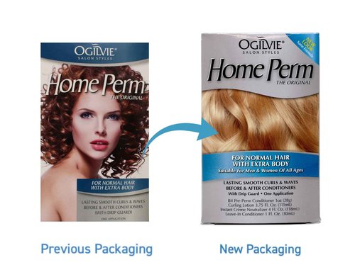 Ogilvie Salon Styles Home Perm The Original - For Color Treated, Normal Hair - 6 pc