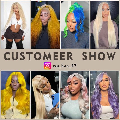 WAQI 30 Inch 613 13x6 Lace Front Wig Human Hair 200 Density Blonde Wig Human Hair Body Wave Lace Front Wigs Human Hair Pre Plucked 613 HD Lace Frontal Wig 13x6 Blonde Wigs For Women Natural Hairline