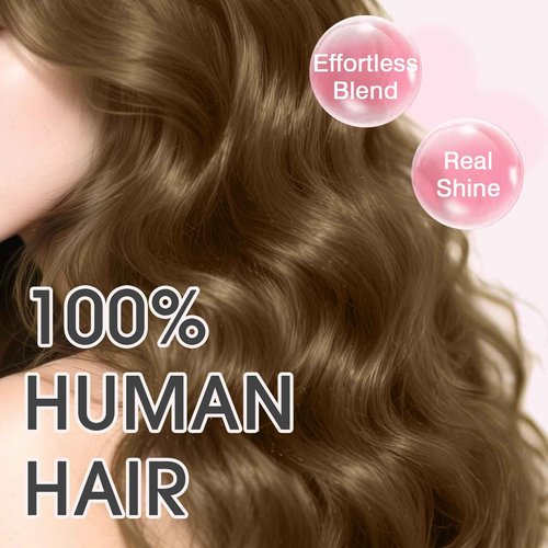 TESS Real Human Hair Topper for Women Clip In Bangs Handmade Lace Base 3 Clips Enhanced Coverage Stylish & Comfortable 8×10cm, 12 Inch, Medium Brown
