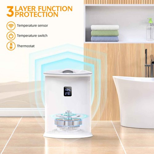 Luxury Hot Towel Warmer, Led Temperature Display, Insulation Effect Up to 150 Minutes, Delay Time Up to 24 Hours, Best of The Best