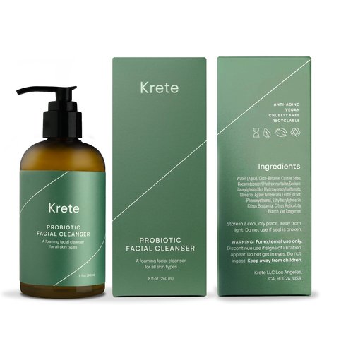 One-Two Punch with Probiotic Facial Cleanser & Facial Serum for Men – Moisturize, Hydrate, and Protect Your Skin in 30 Seconds