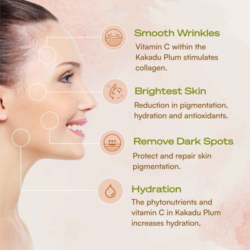Outback Botanics Natural Vitamin C Facial Serum with Kakadu Plum Extract - 100x More Vitamin C Than an Orange - Anti-Aging, Anti-wrinkles, Hydrating Skincare - 1 fl oz