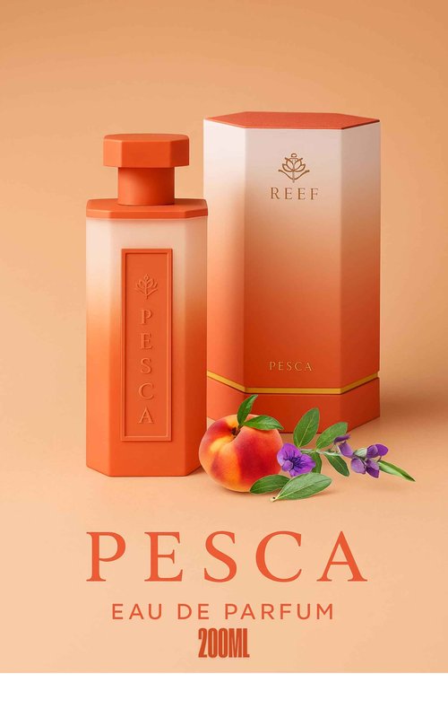 Reef Perfumes Luxury Unisex, Men's & Women's Perfume - Summer Sunset Collection - Eau de Parfum 100ml (3.4oz) - Bold Long-Lasting Arabic-Inspired Scents (6.8OZ, Reef Pesca)