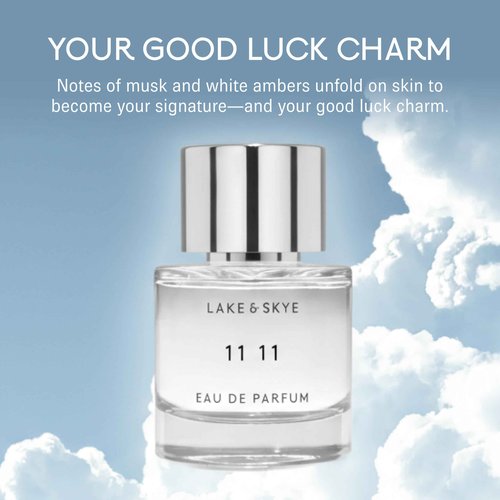Lake & Skye 11 11 Eau de Parfum Spray, Long Lasting Fragrance, 1.7 fl oz (50 ml) - Skin Musk, Clean, Vegan, Paraben-Free, Cruelty-Free