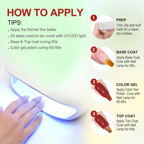 VENALISA 22Pcs 10ML Jelly Gel Nail Polish Set with Color Card, Translucent Pink Blue Red Green Yellow Purple Gel Polish Kit Soak Off LED Nail Art Starter Manicure Salon DIY at Home