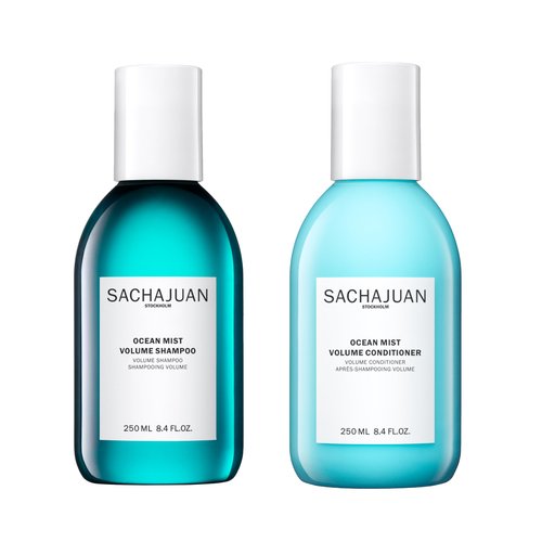 SACHAJUAN Ocean Mist Volume Shampoo and Conditioner Set | Ocean Silk Technology & Vegetable Proteins for Volume, Structure & Body | Lightweight Hydration | Vegan & Paraben-Free | Set of 2 (8.4 oz)