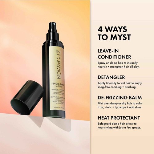 IN COMMON Magic Myst Universal Hair Elixir | 4-In-1 Leave-In Conditioner - Detangler - Heat Protectant | 8.45 oz (Pack of 2)