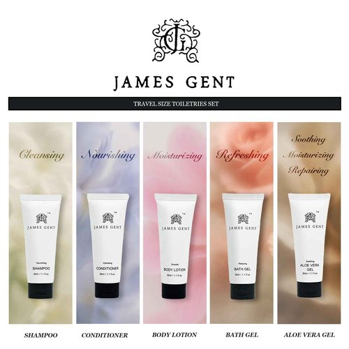 JG JAMES GENT Travel Size Conditioner Bulk 300 Pack Individually Wrapped Hair Nourishing Conditioner Hotel Size for Travel Aloe and Green Tea Extract Infused Hotel Toiletries and Supplies for Guests