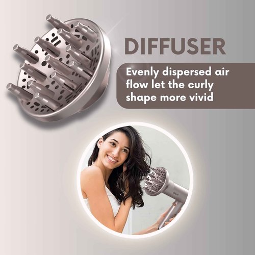 TurboBlade | Blue Ionic Technology for Pro Performance Drying - Champagne