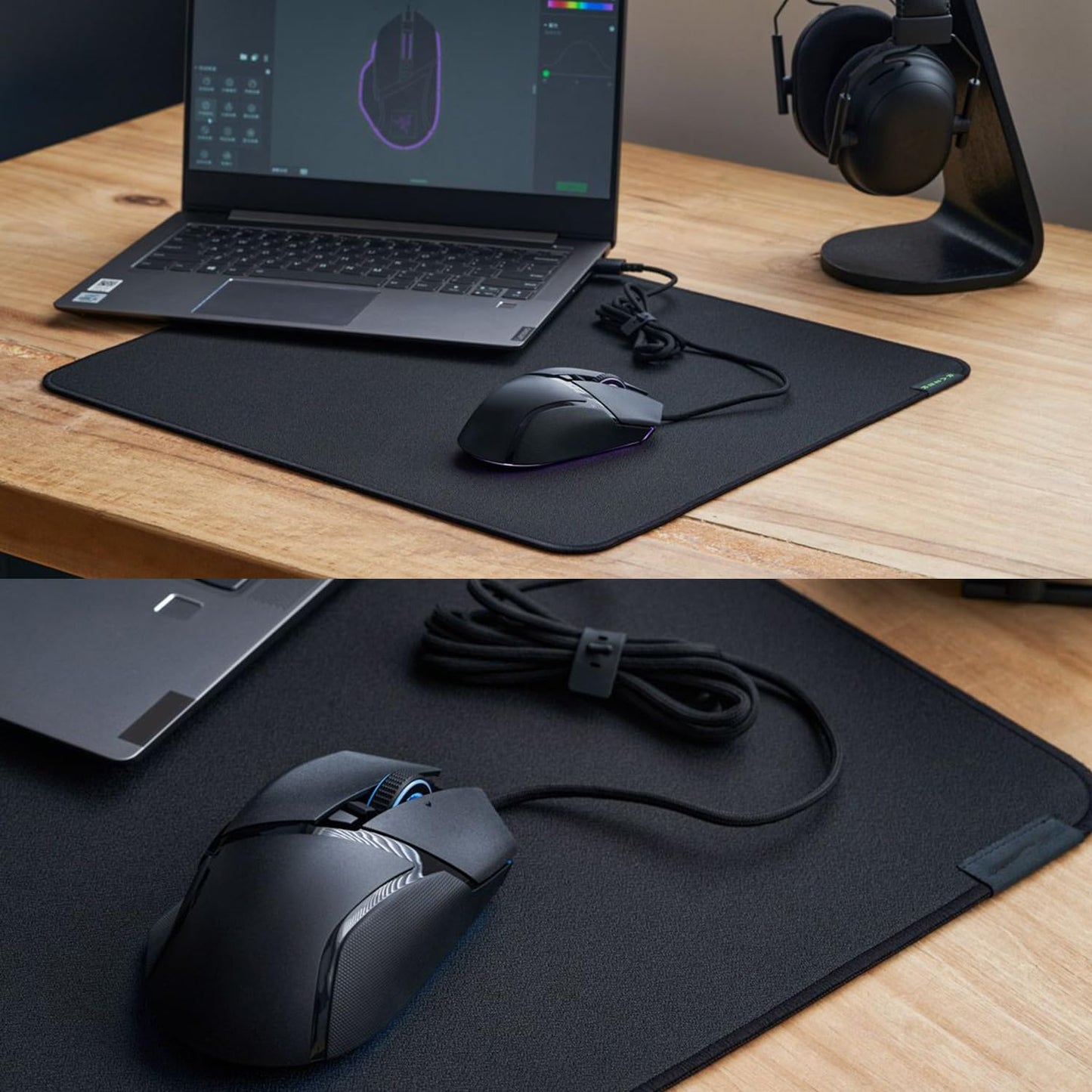 Aiivioll Wireless Mouse USB Charging Cable 1.8M for Razer Viper Ultimate,Basilisk Snake Ultimate,Viper V2 Pro,Viper Professional,with Nylon Braided Cable,Durability&Fast Charging(Black)