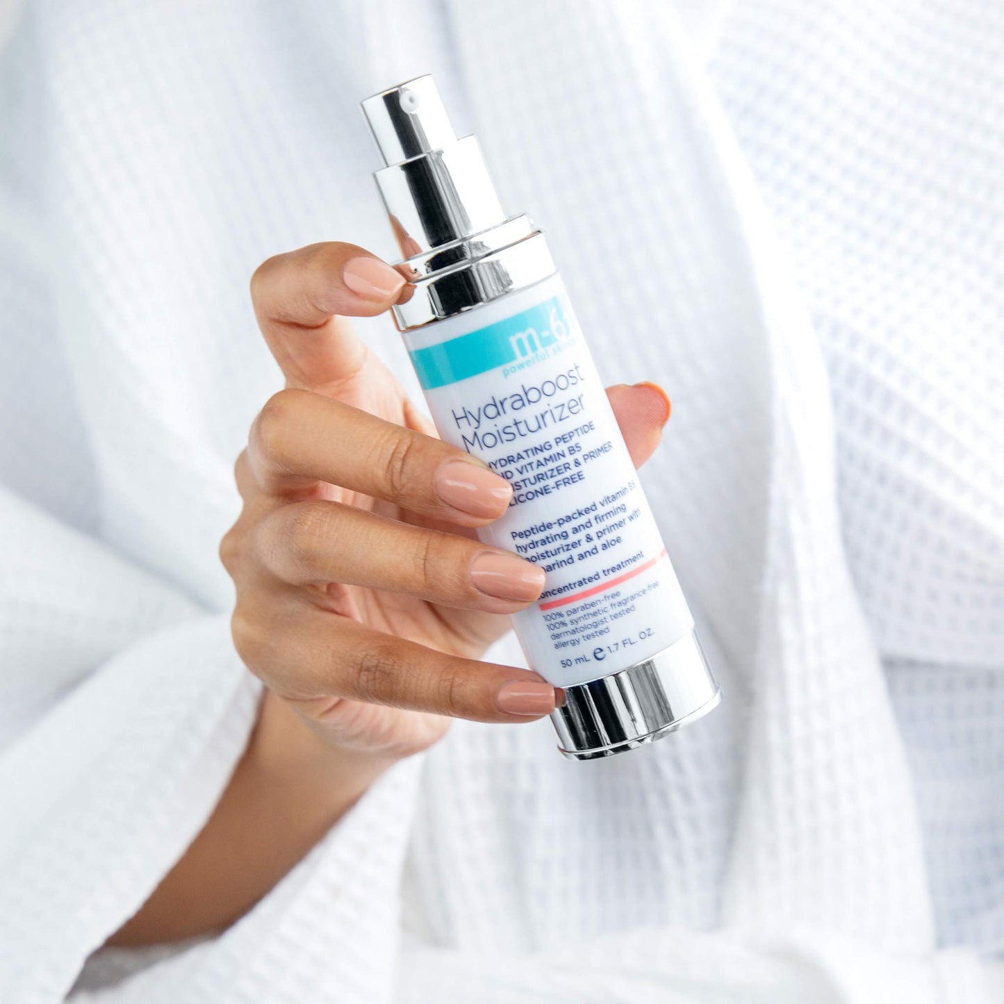 m-61 Hydraboost Moisturizer | Multi-Purpose, 2-in-1 Moisturizer + Primer With Hyaluronic Acid, Peptides And Vitamin E. Silicone Free. Hydrating and Firming. For All Skin Types - 1.7 Fl Oz