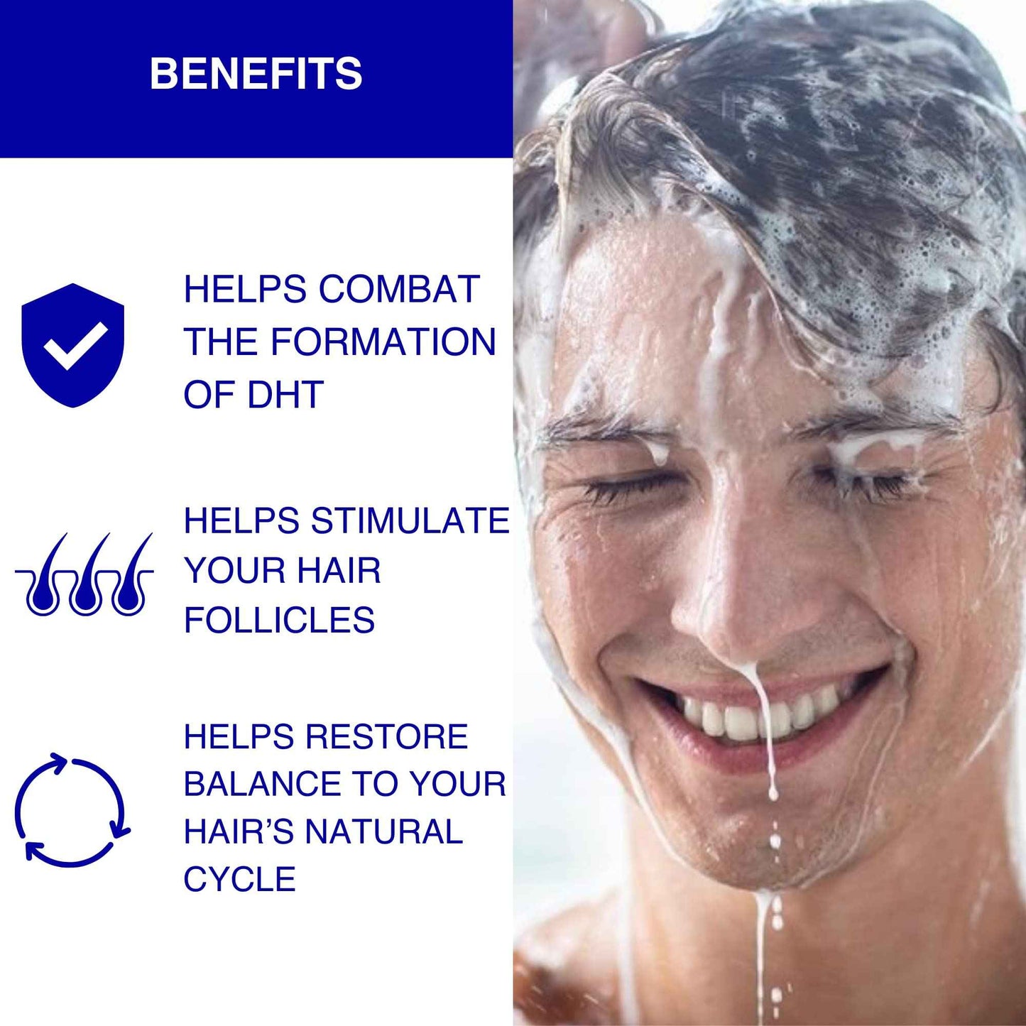 GroMD Biotin Shampoo and Conditioner, Hair Growth Shampoo, Hair Loss Shampoo for Men & Women, Regrowth Treatment & Thickening, Contains Argan Oil & DHT Blocking Ingredients, Doctor-Formulated, 10 oz