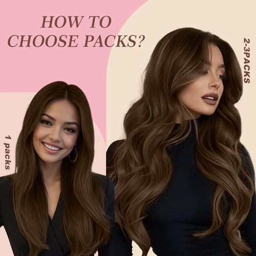 GEELOOK Clip in Hair Extensions Real Human Hair 120g 20 inch Darkest Brown #2 Color 7pcs Remy Human Hair Extensions Clip in Straight Thick Natural Hair Extensions