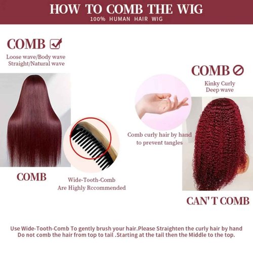 Jasperel Burgundy Deep Wave Lace Front Wigs Human Hair Glueless 22 Inch 99J 13x4 Hd Lace Frontal Wigs Human Hair for Black Women Wet and Wavy Wig Wine Red Colored