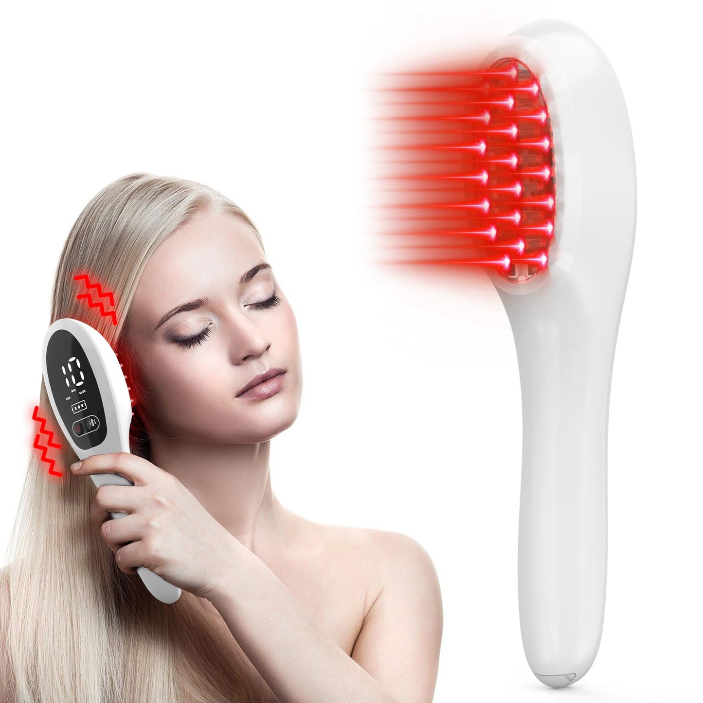 Laser Therapy Hair Growth Comb, Red Light Therapy, Low Level Laser Therapy To Promote Hair Growth in Women and Men