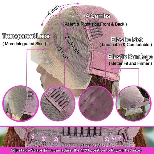 Chocolate Brown Lace Front Wig Human Hair 20 Inch 13x4 HD Body Wave Brown Lace Front Wigs Human Hair Wear and Go Glueless Wig Pre Plucked With Babyhair Colored Hd Lace Frontal Wigs For Black Women