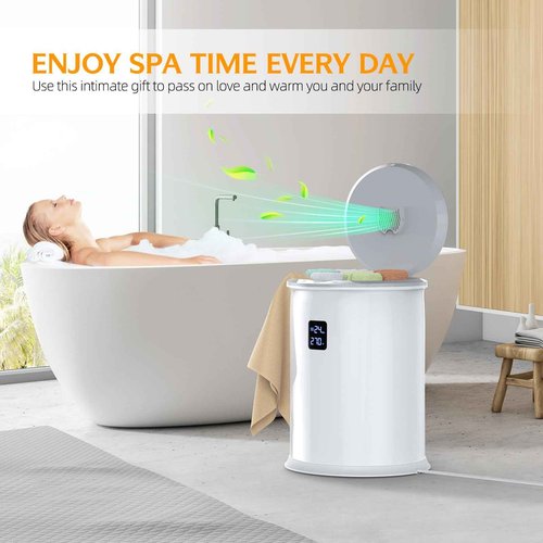 Luxury Hot Towel Warmer, Led Temperature Display, Insulation Effect Up to 150 Minutes, Delay Time Up to 24 Hours, Best of The Best