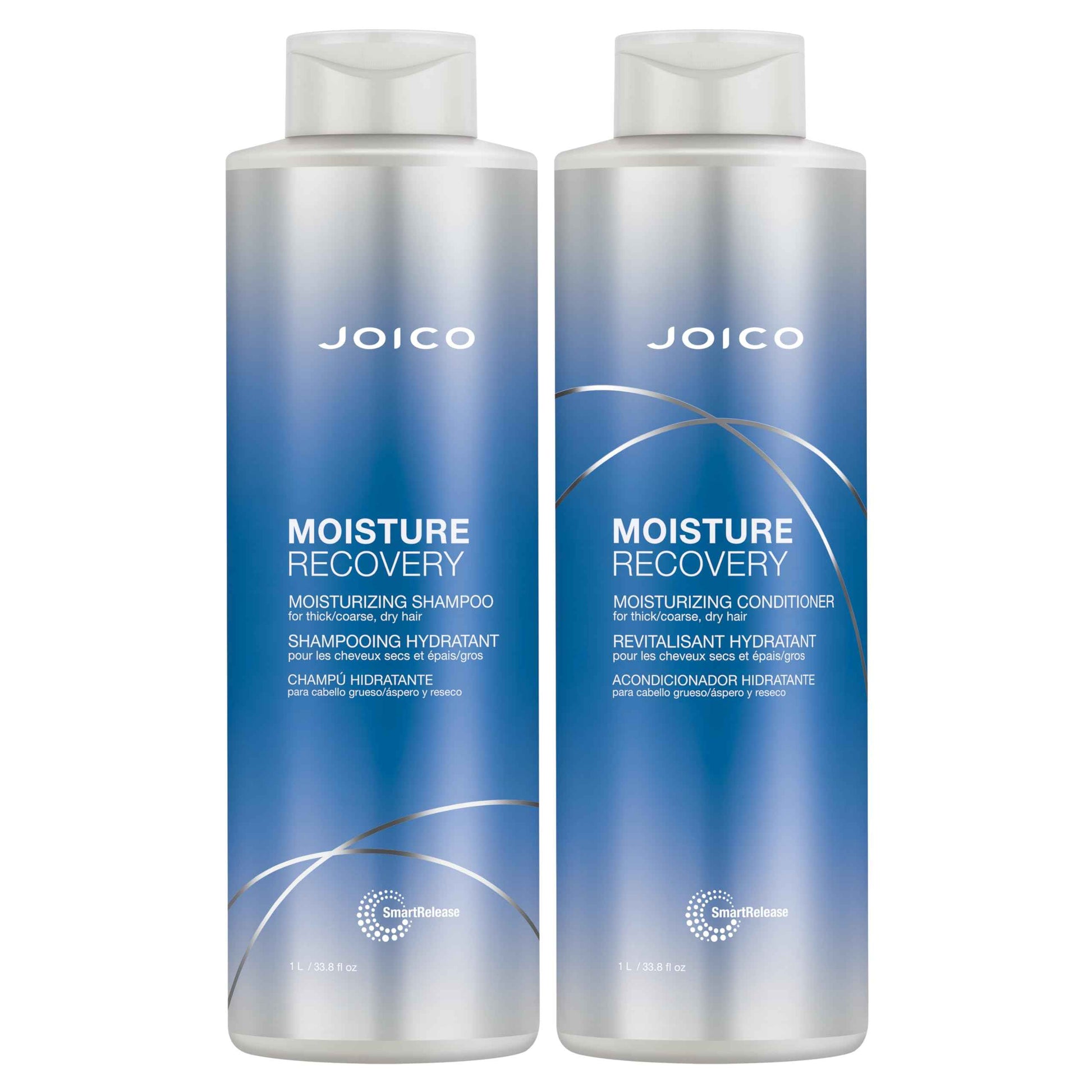 Joico Moisture Recovery Moisturizing Shampoo & Conditioner Set | Replenish Loss Moisture | For Thick & Coarse & Dry Hair