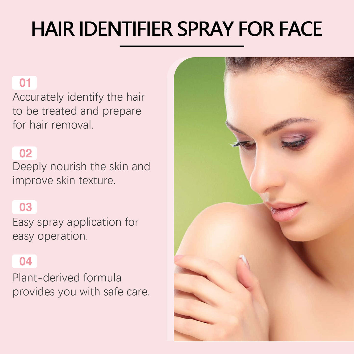 Hydrating Facial Cleansing Spray with Eyebrow Pencil Set - Moisturizing & Refreshing