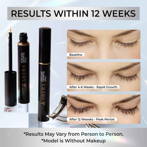 Abera Misan Eyelash Growth Serum (Upgrade Version) - Natural Lash Booster and Lash Enhancer, Regenerating and Nourishing Lashes Longer and Thicker (C. Set of 3)