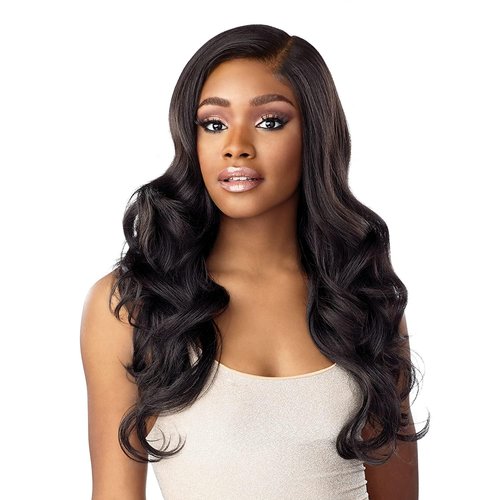 Sensationnel What Lace 13X6 Wigs - Zaila Lacefrontal Hand Tied Glueless Synthetic with Natural Density Preplucked Hairline (FLAMBOYAGEBLONDE)