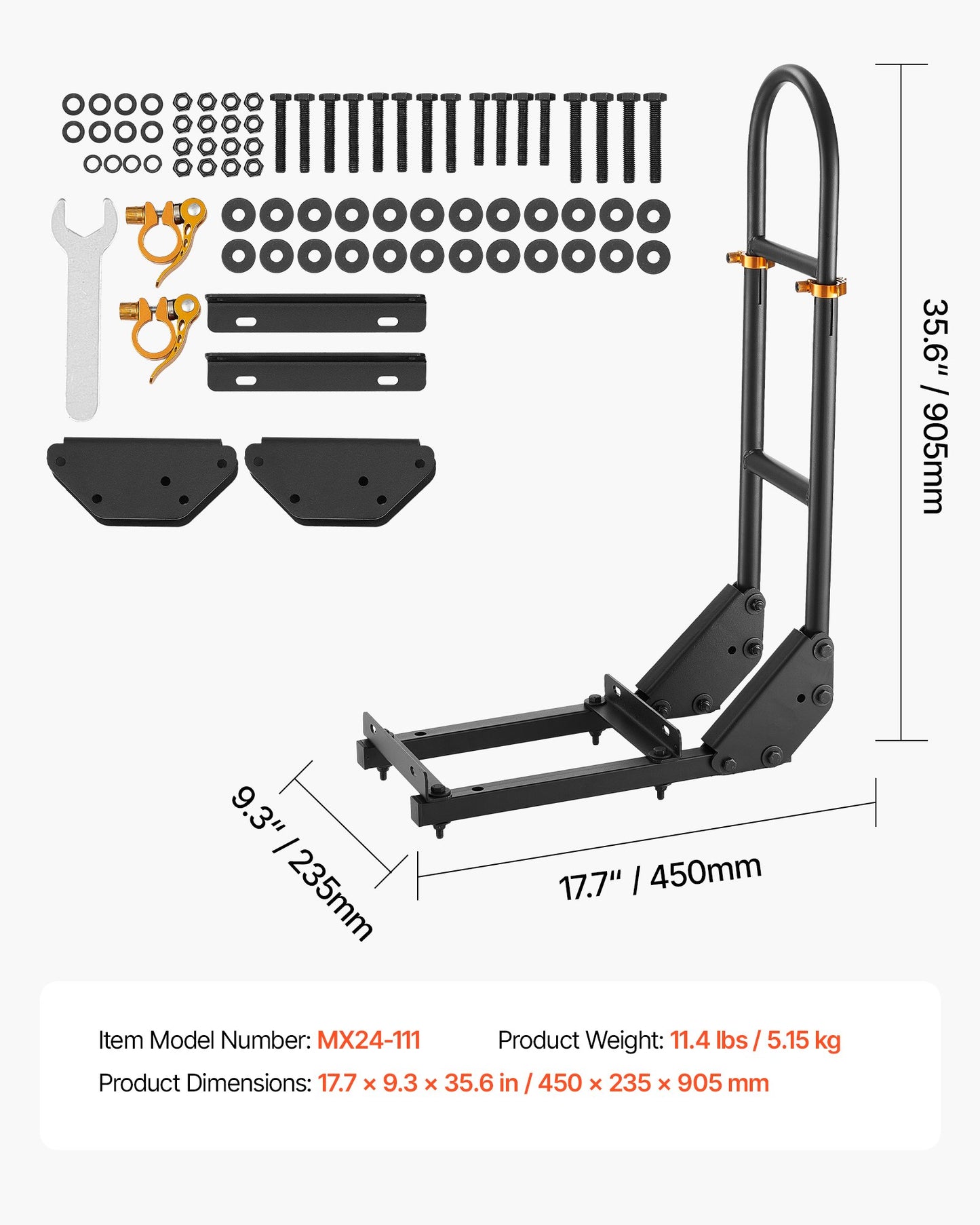 Golf Cart Rear Seat Grab Bar - Adjustable Carbon Steel Support Bar for Most Golf Carts
