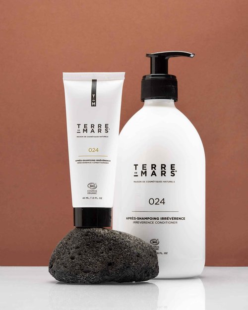 TERRE DE MARS Conditioner, Cosmos Organic Certified, Infused with Coffee extract, Shea Butter & Aloe vera, Vegan and Cruelty Free (16.9 Fl Oz)