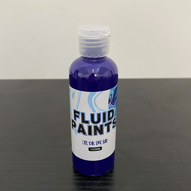 Children's DIY Fluid Acrylic Paint Set for Arts and Crafts - Multiple Colors
