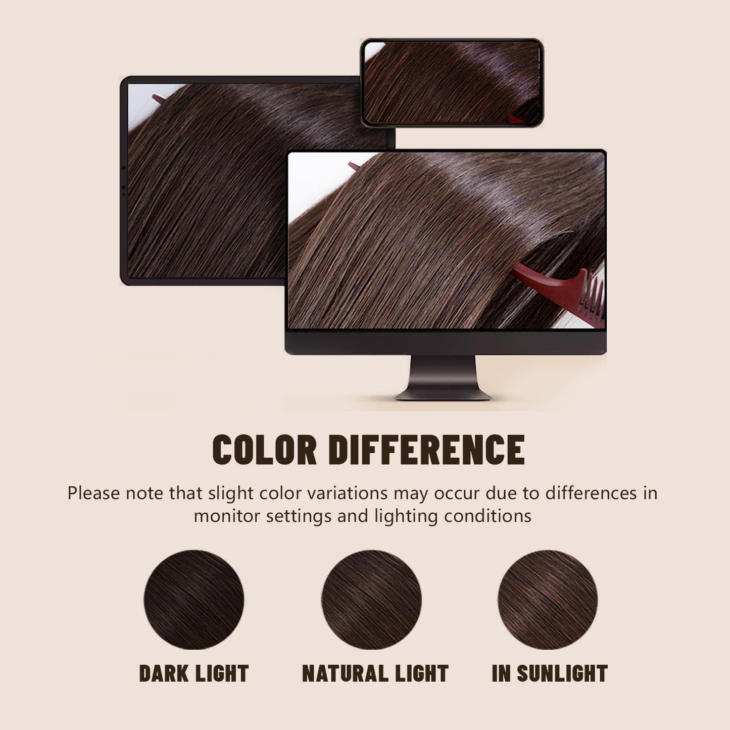 LuxeTress Clip in Hair Extensions Real Human Hair 16 Inch 120g 7Pcs Remy Extensions Double Weft Straight Hair Extensions for Add Volume (16in, 120g, #2)