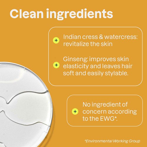 ATTITUDE 2in1 Shampoo and Body Wash, EWG Verified, Plant and Mineral-Based, Vegan Personal Care Products, Ginseng and Grapeseed Oil, 16 Fl Oz (Pack of 6)