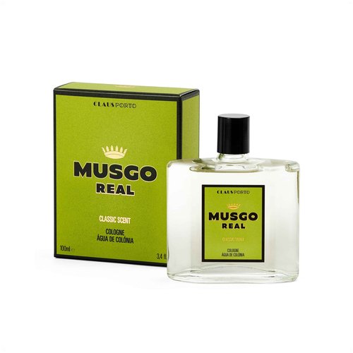 Claus Porto - Musgo Real Cologne Classic Scent | Timeless, Invigorating, Alluring | Citrus, Bergamot, Patchouli, Musk (100 mL | 3.4 fl oz)