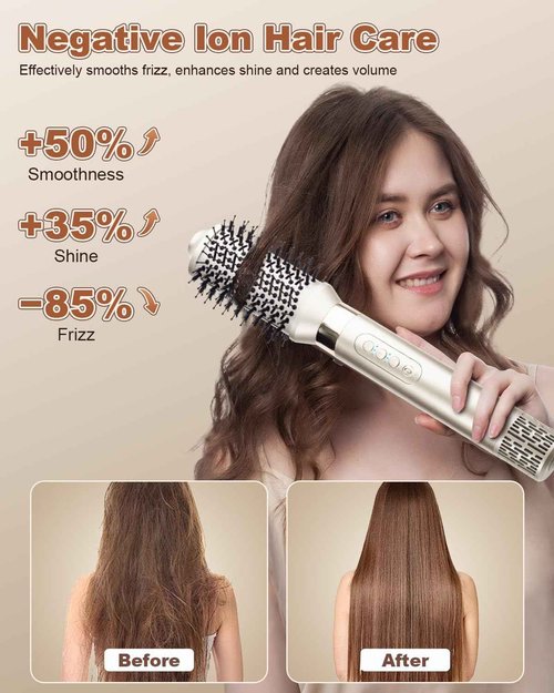 Hupifaz 8 in 1 Hair Styler & Hair Dryer, Auto Wrap Curler, High-Speed 110000 RPM Frizz-Free Blow Dryer, Curl Diffuser, Hot Air Styler for Fast Drying, Curling, Straightening, Volumizing