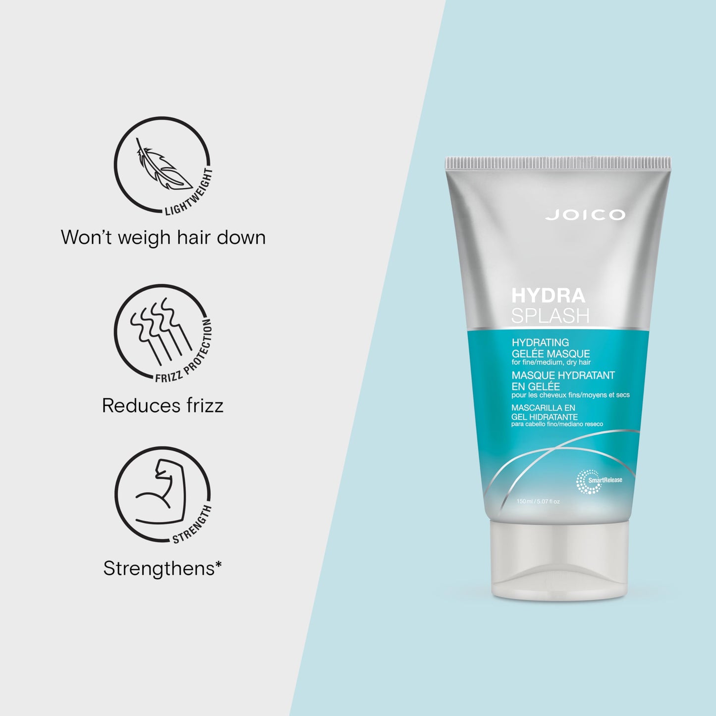 Joico Hydrasplash Hydrating Complete Regimen | Preserve Natural Moisture | For Fine Hair