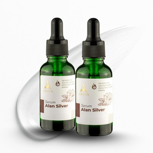 ABERA Alan Silver Serum – Botanical Hydrating Serum for Dry & Sensitive Skin – Nourishes & Moisturizes with Black Ginger, Cedar Oil & Neem – Lightweight Formula for All Skin Types (2 Boxes)