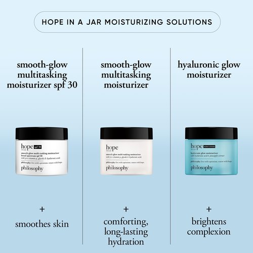 philosophy hope in a jar smooth-glow moisturizer 4 fl oz
