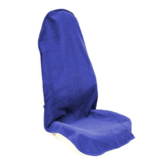 LoyaGour Car Seat Cover Protector Front Seats,for Gym Workout,Running,Swimming,Beach and Hiking,Waterproof Sweat Towel Bucket Seat Covers for Cars SUV Trucks (Blue, 1Pcs)