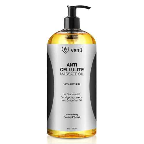 Anti Cellulite Treatment Massage Oil - Deep Penetrative Formula Skin firming and tightening - Helps Break Down Fat Tissue Stretch Mark Removal Cream