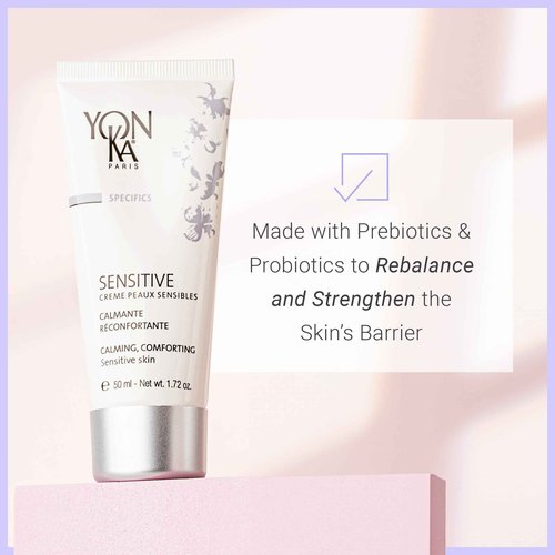 Yonka Sensitive Creme | Hydrating Facial Moisturizer for Sensitive Skin | Prebiotic and Probiotic Skincare | Fragrance-Free | 1.72 oz