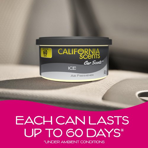 Can Air Freshener and Odor Neutralizer by California Scents, Set of 12 Spillproof Cans for Home and Car, Stocking Stuffers, Assorted Scents, 1.5 Oz Each (Packaging May Vary)
