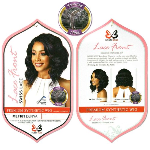 BOBBI BOSS Premium Synthetic Lace Front Wig - MLF181 DENNA (2)
