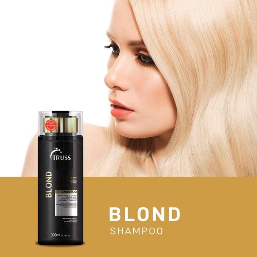 TRUSS Net Hair Mask - Intensive Repair Mask Bundle with Blond Shampoo
