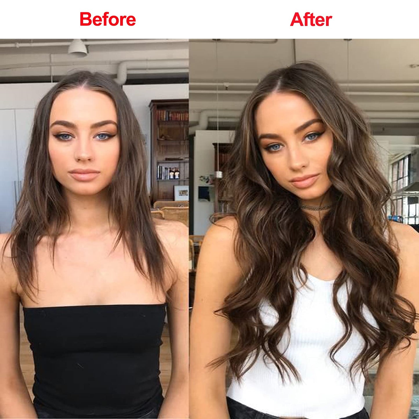 Human Hair Halos Extensions Blonde Highlighted 20 Inch 100g Halos Hair Extensions Real Human Hair Brown with Blonde Balayage Filp in Remy Hair Extensions
