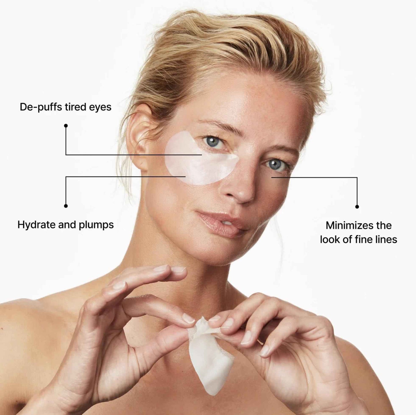 Jillian Dempsey Eye Masks: 100% Natural Under Eye Mask to Hydrate, Sooth, Plump, and Minimize Fine Lines and Wrinkles I Pack of 10