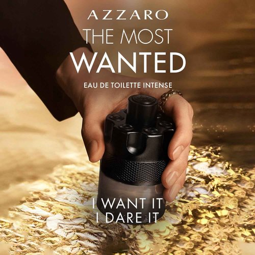 Azzaro The Most Wanted Eau de Toilette Intense – Aromatic & Woody Mens Cologne – Fresh & Sensual Fragrance – Lasting Wear – Scent Notes of Bergamot, Lavender, Moss - Luxury Perfumes for Men, 1.6 Fl Oz