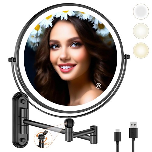 Rocollos 9 inch Makeup Mirror