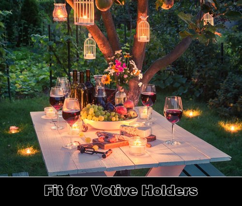 KOABY 400 Pack Warm Yellow LED Tea Lights, Last 100H+, Flickering Flameless Battery Operated Tea Lights for Decor
