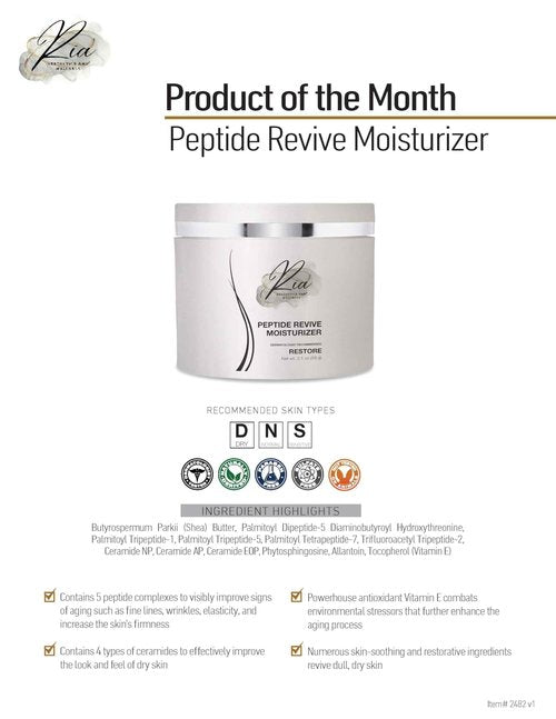 Ria Aesthetics and Wellness Peptide Revive Moisturizer