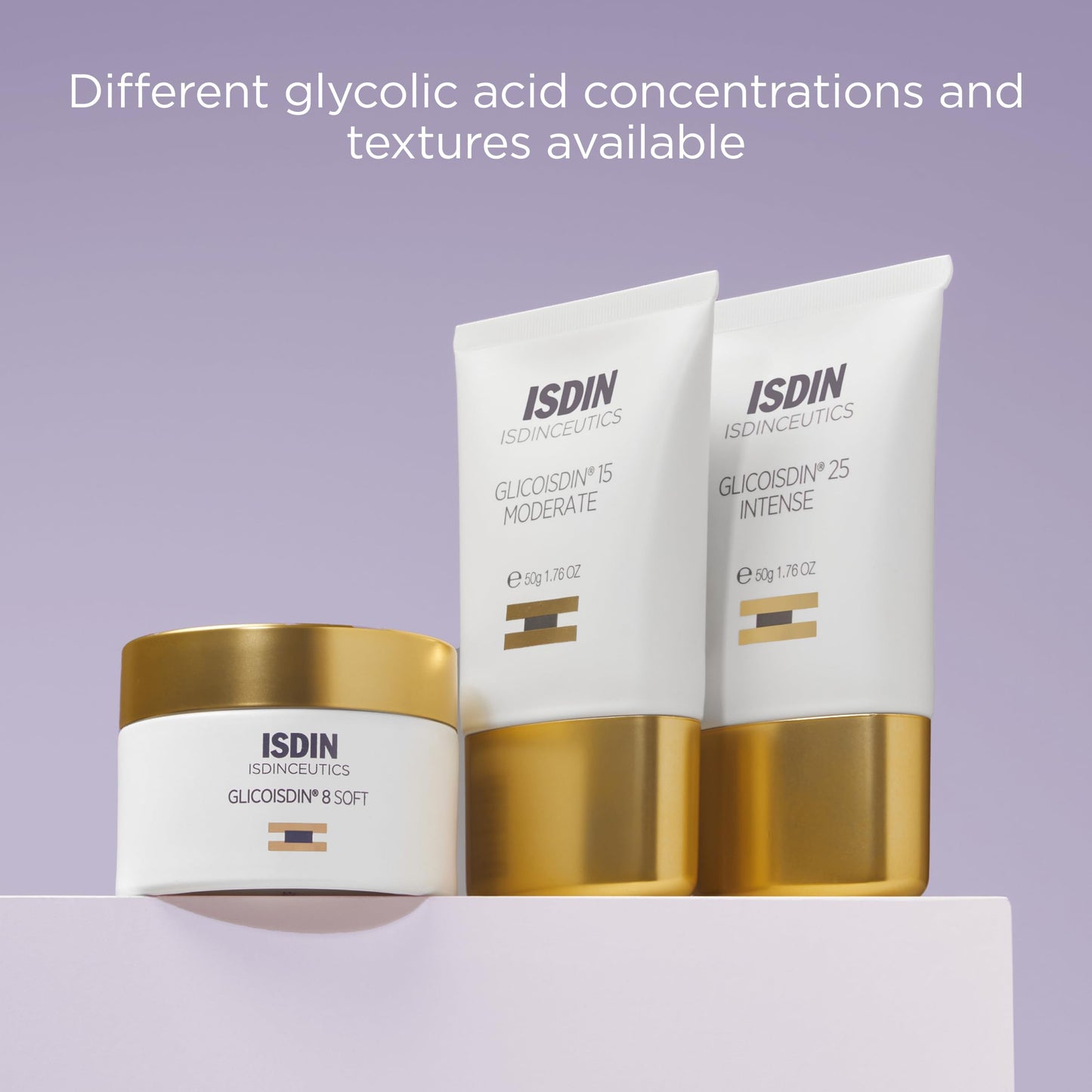 Glicoisdin 8 Soft - Face Exfoliant Cream with Glycolic Acid, 1.76 OZ